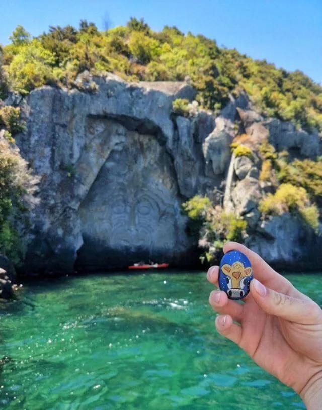 Lucky in Lake Taupo