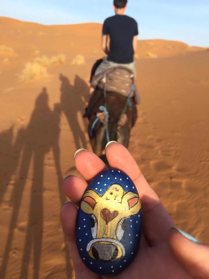 Mary Jane in Sahara Morocco