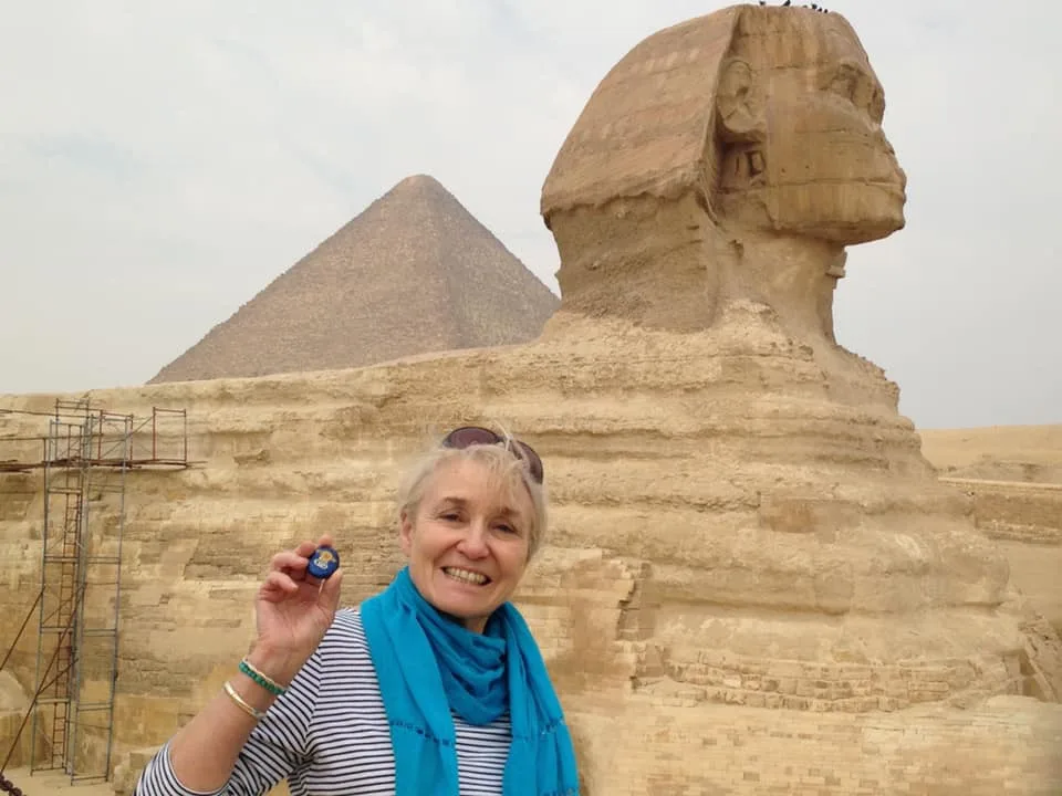 Jersey Star in Great Sphinx of Giza